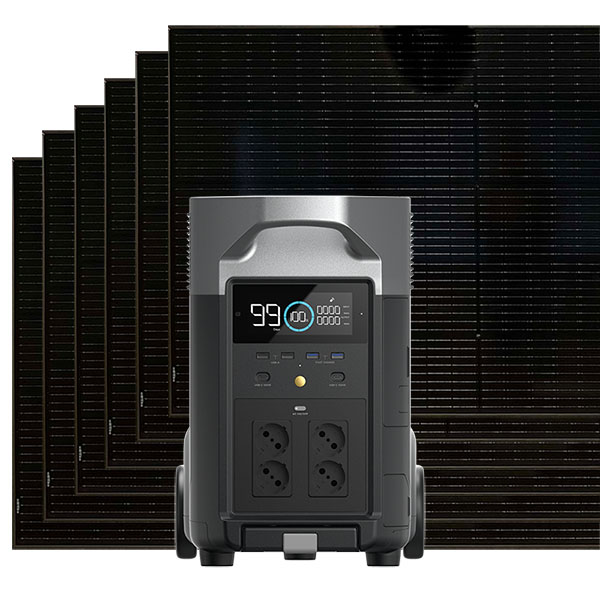 DELTA Pro-Set Powerstation inkl. 6 Solarpanel 405 W starr