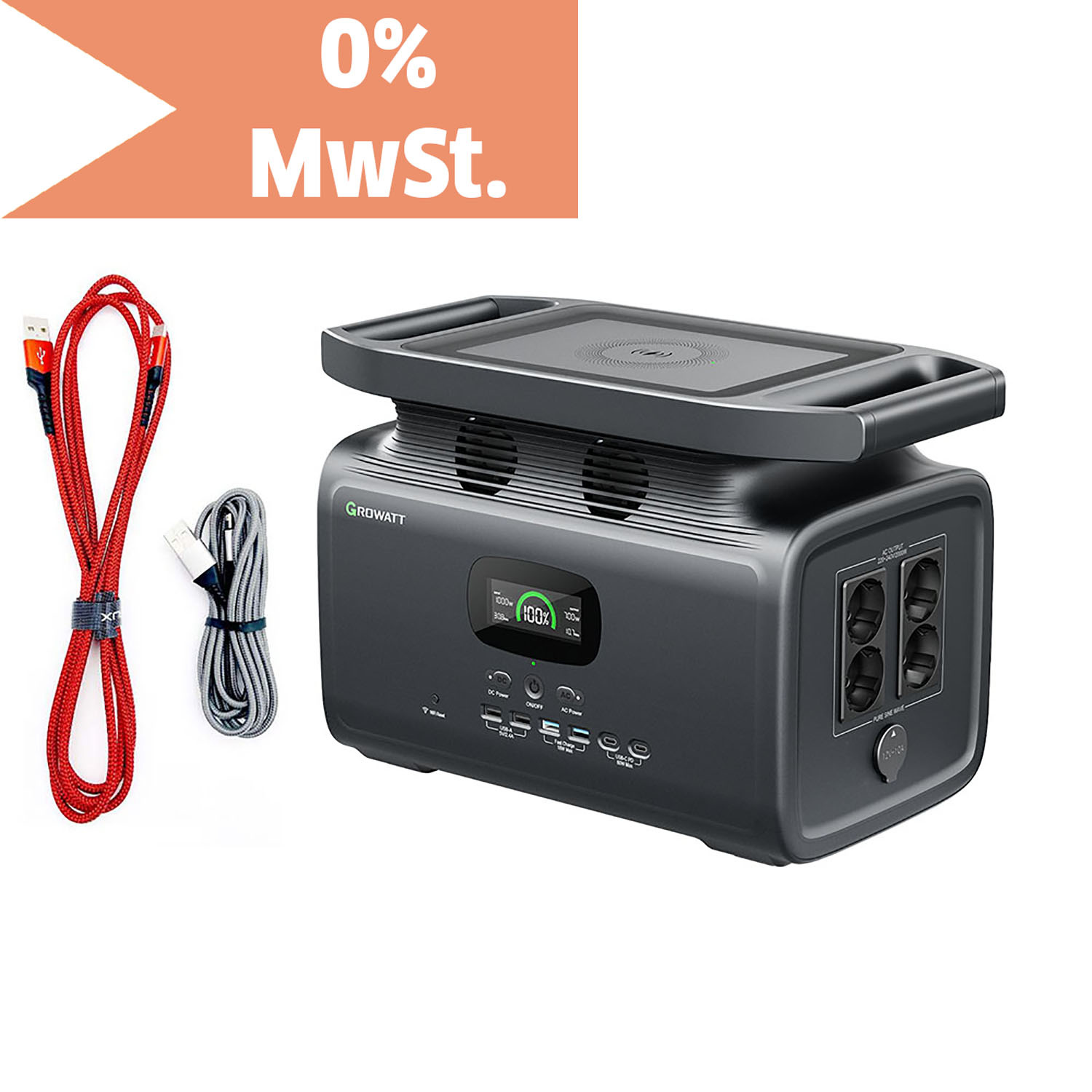 Infinity 1500 Powerstation 1512 Wh inkl. Schnellladekabel für Smartphone Infinity 1500 Powerstation 1512 Wh inkl. Schnellladekabel für Smartphone