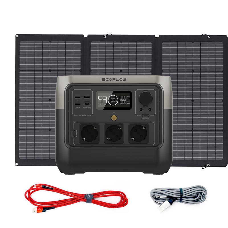 RIVER 2 Pro-Set Powerstation inkl. Solarpanel 220 W