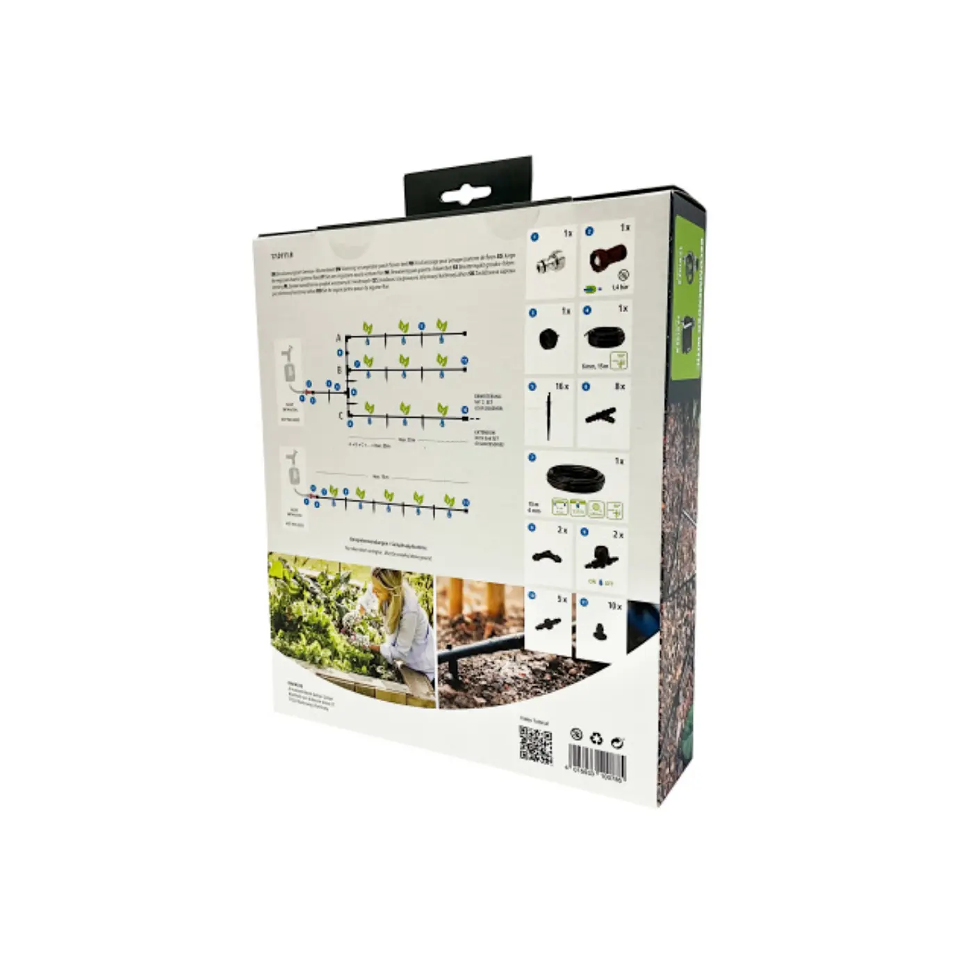 Bewässerungsset für Gemüse und Blumenbeete GEKA Drip System Bewässerungsset für Gemüse und Blumenbeete GEKA Drip System