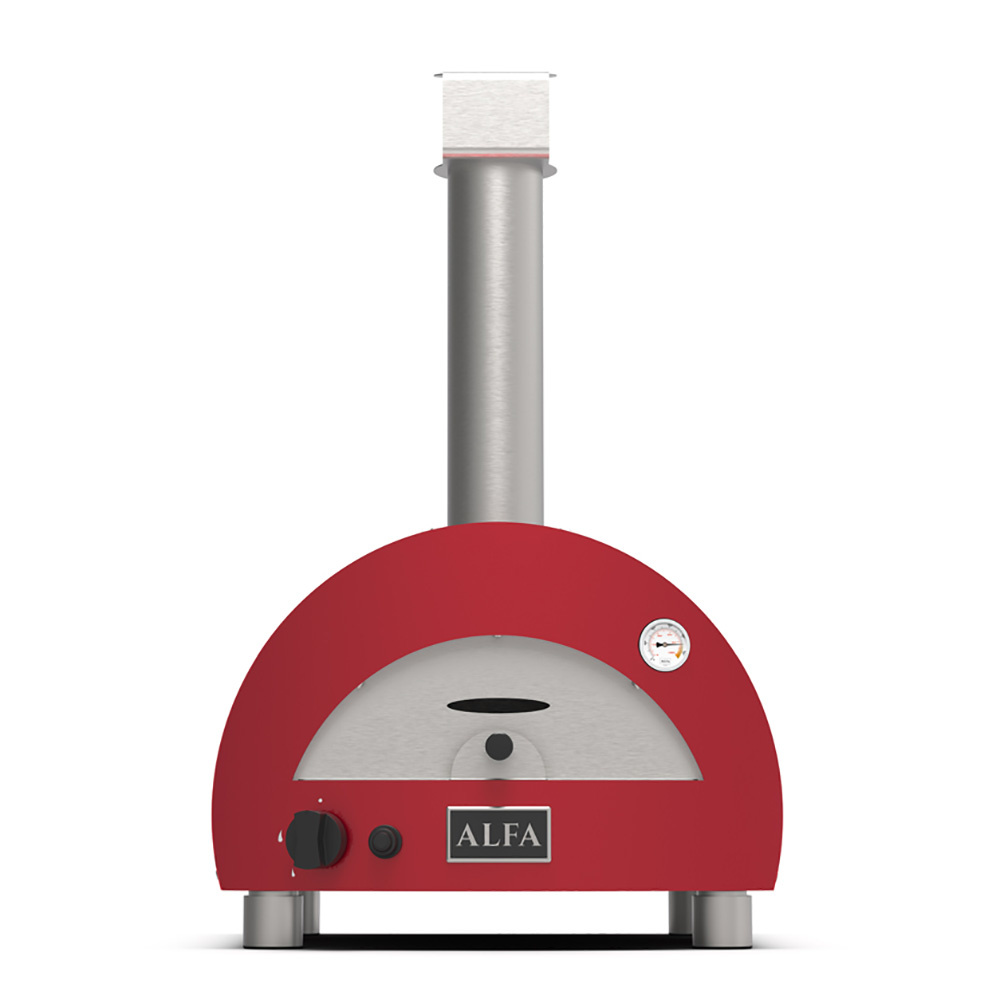 Gas Pizzaofen Portable Rot inkl. Tragetasche und Kochbuch