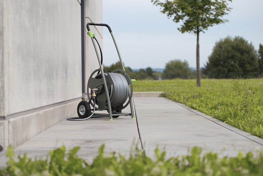 Schlauchwagen P125 aus pulverbeschichtetem Stahl