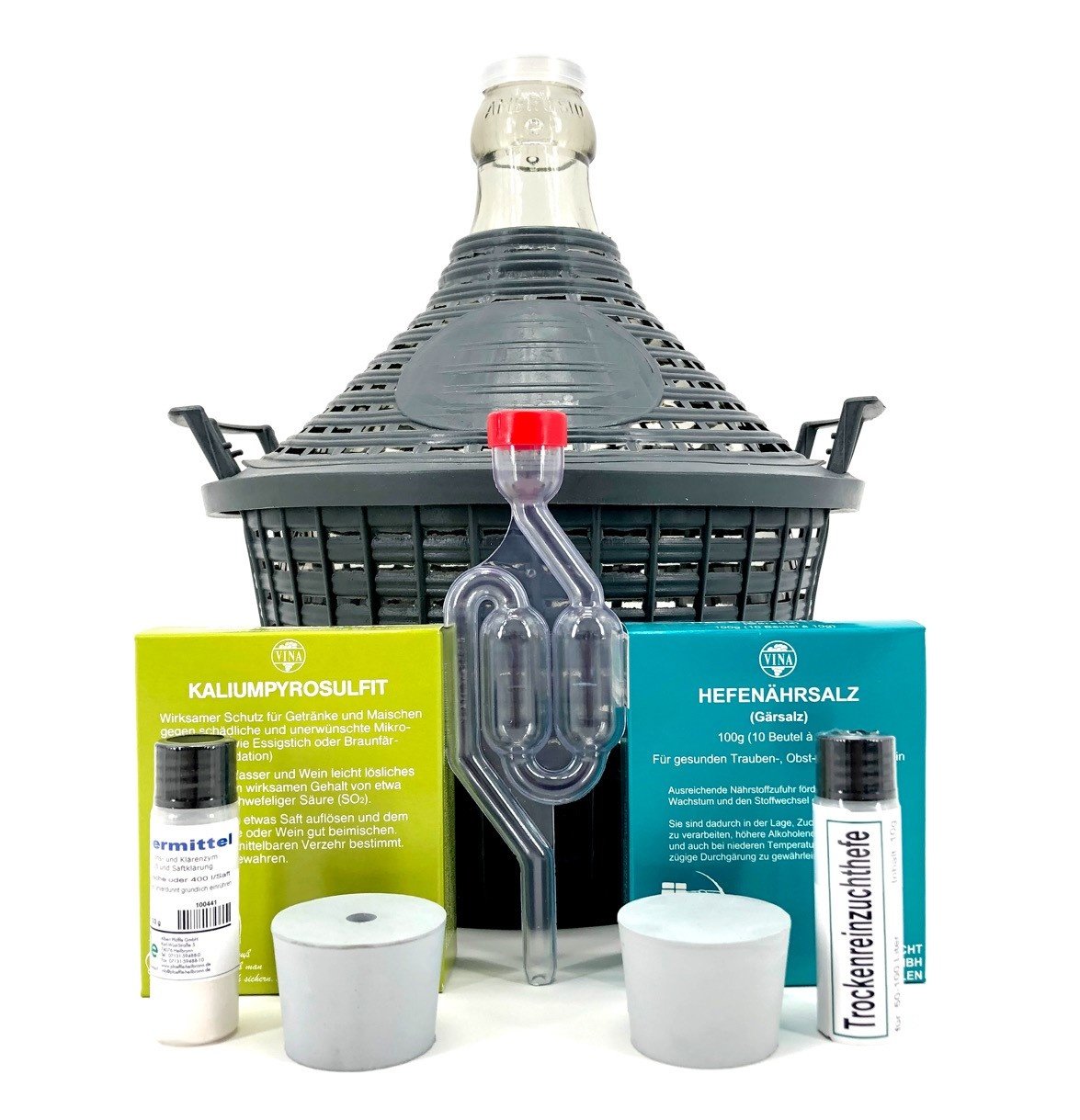 Starterkit mit Weinballon 15 Liter Starterkit mit Weinballon 15 Liter