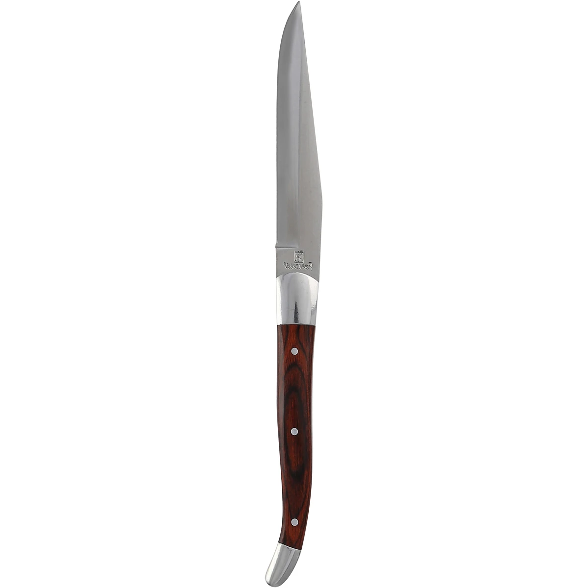 Steakmesser ohne Wellenschliff Griff Holz dunkel STEAK KNIFE VPE 6 Stück Steakmesser ohne Wellenschliff Griff Holz dunkel STEAK KNIFE VPE 6 Stück