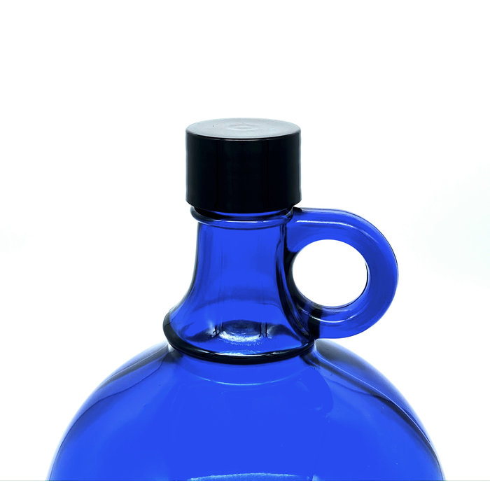 Glasballon blau 2 Liter inkl, Schraubverschluss / online Bestellen!