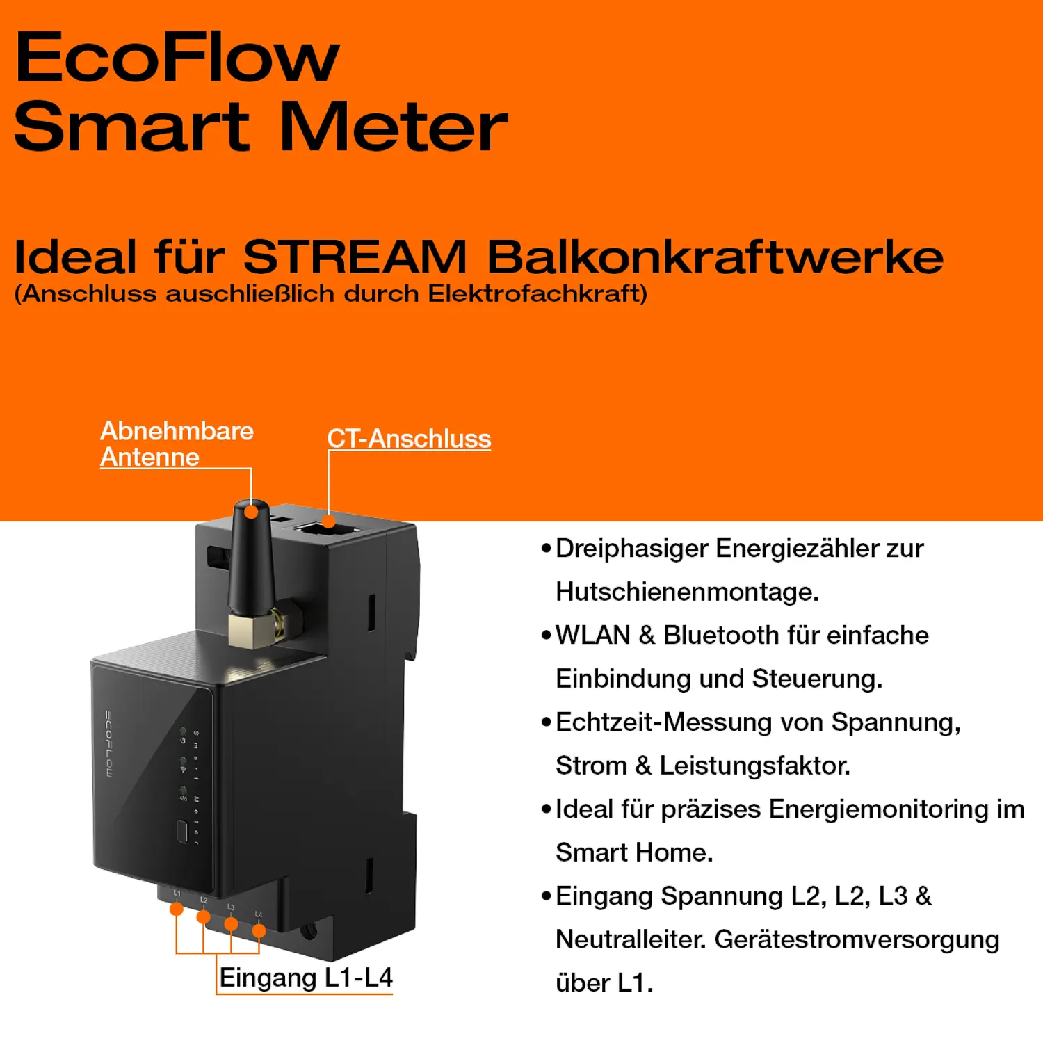 Balkonkraftwerk mit Speicher Ultra 1395 W