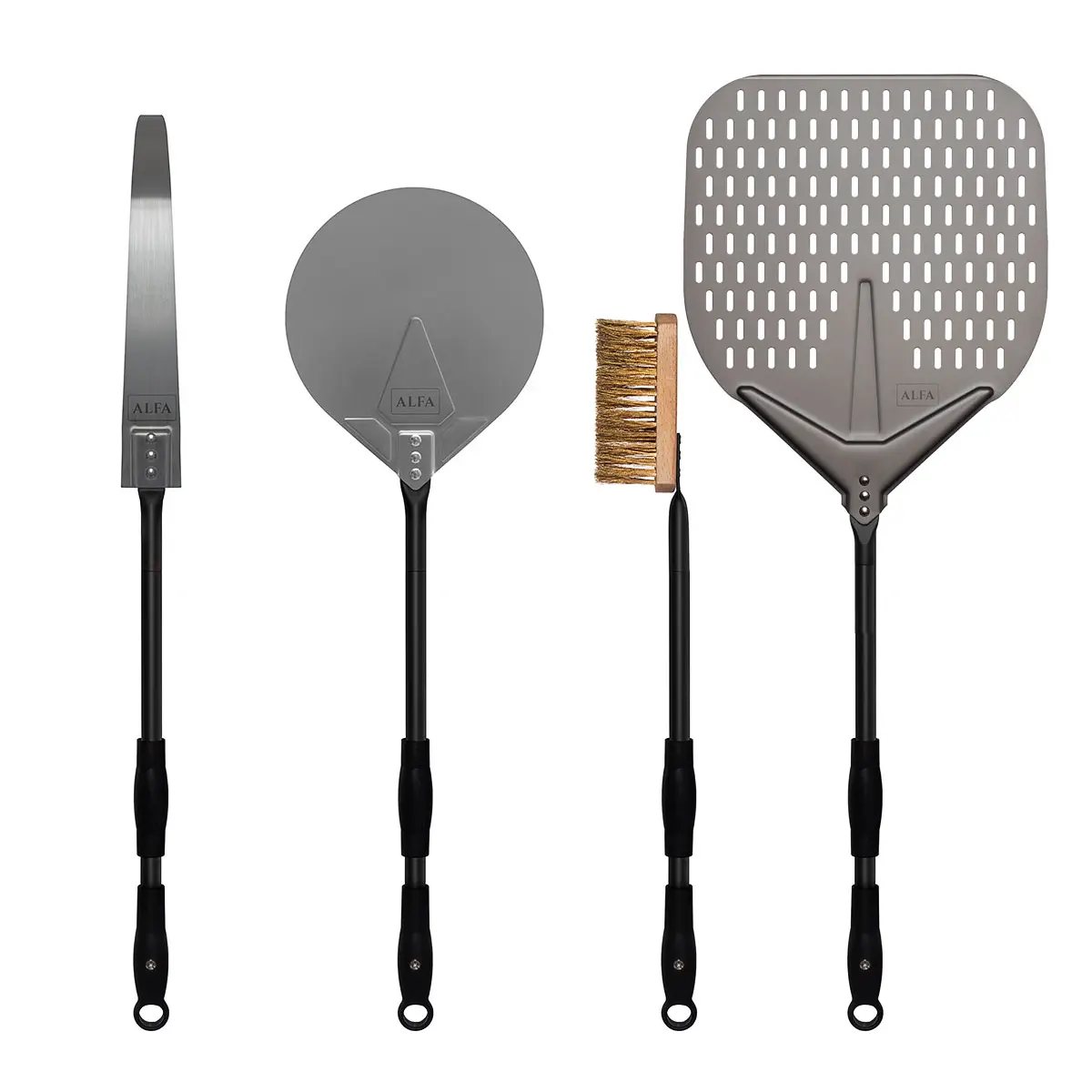 Pizzaschaufel-Set 4-Teilig