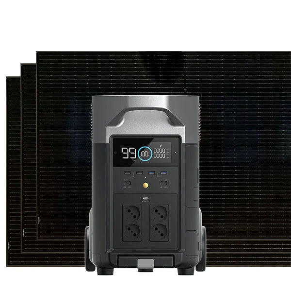 DELTA Pro-Set Powerstation inkl. 3 Solarpanel 405 W starr