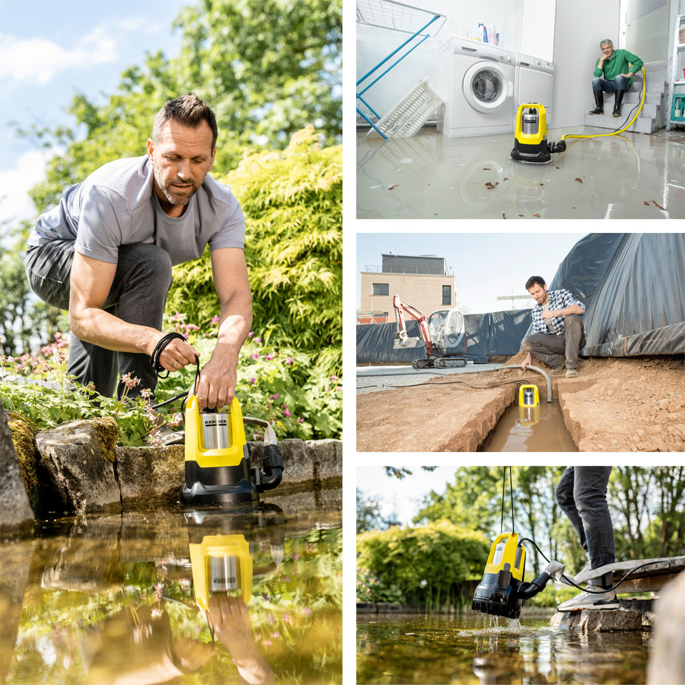 Schmutzwasserpumpe für Garten und Haus