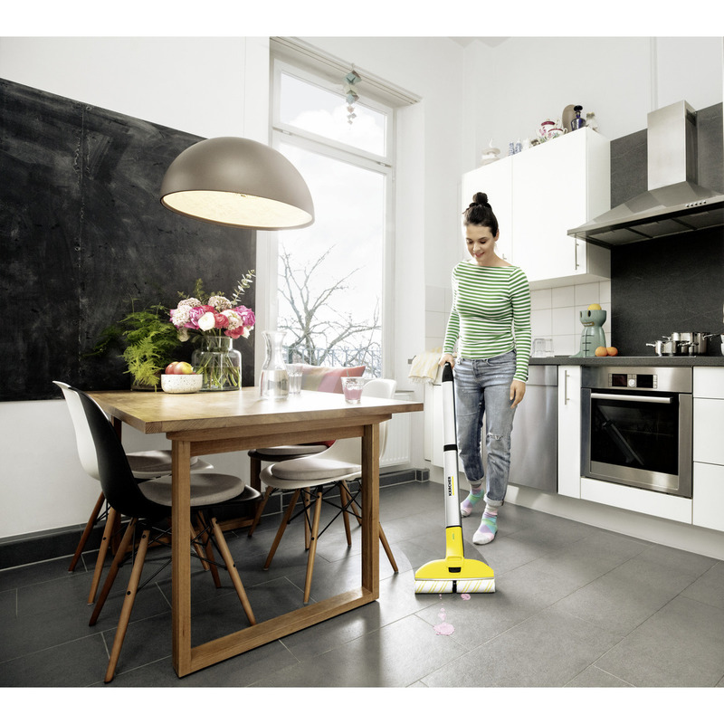 Hartbodenreiniger EWM 2 Cordless inkl. Reinigungsmittel