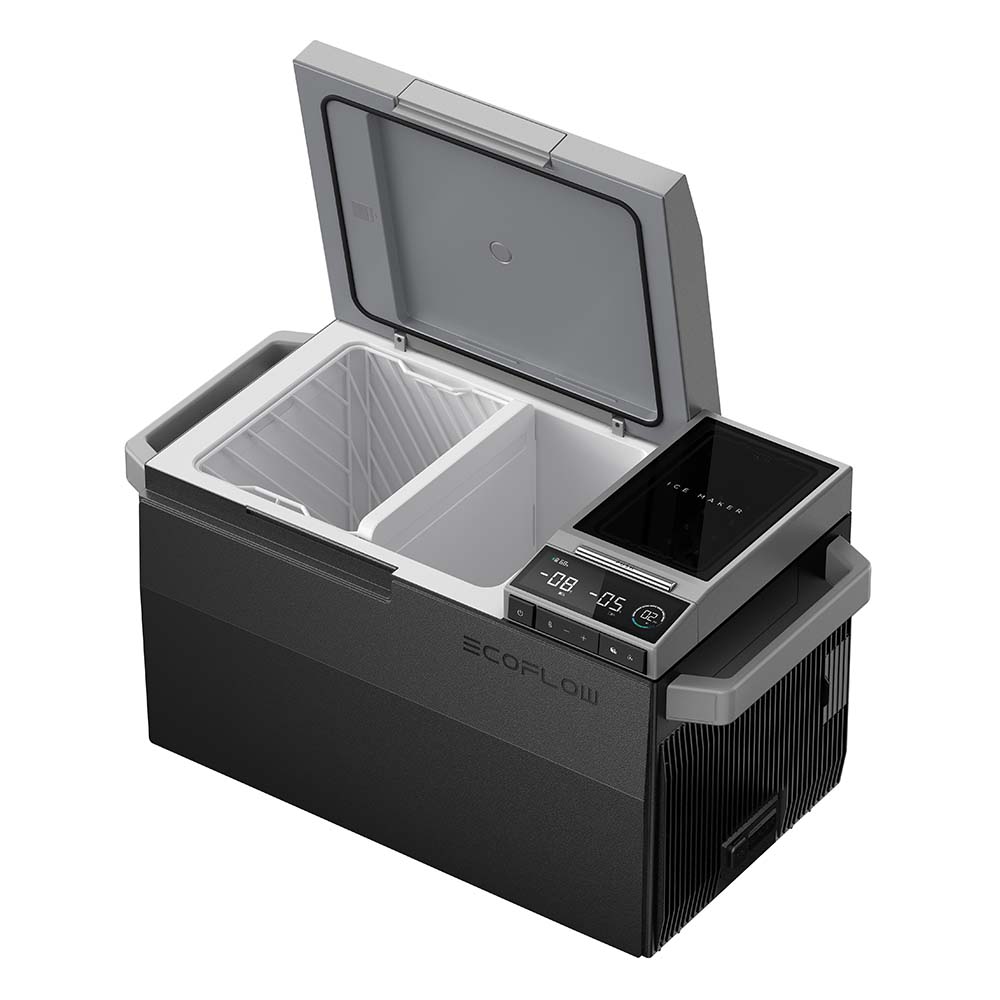 Glacier-Set Kühl/- Gefrierbox inkl. Rollen, Ausziehgriff & Akku