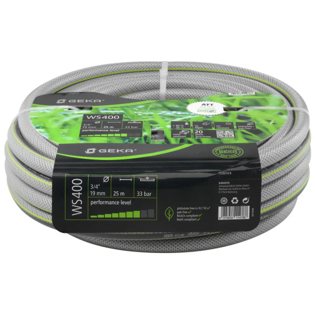 Wasserschlauch WS400 GEKA plus 3/4", 25 m Wasserschlauch WS400 GEKA plus 3/4", 25 m