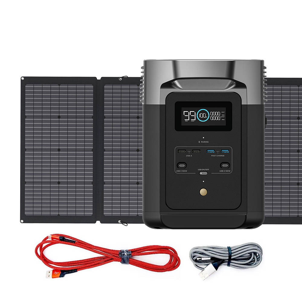 DELTA 2-Set Powerstation inkl. Solarpanel 220 W