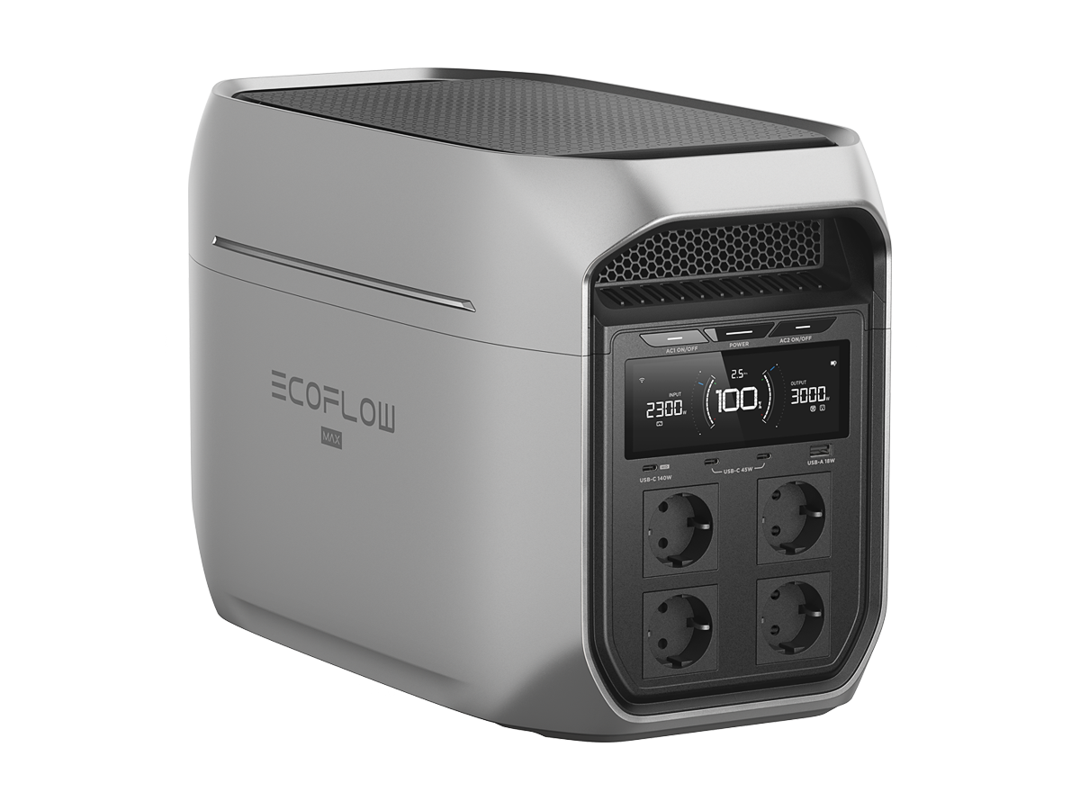 Powerstation-Campingset Delta 3 Max Plus mit flexiblen Solarpanels 100 W