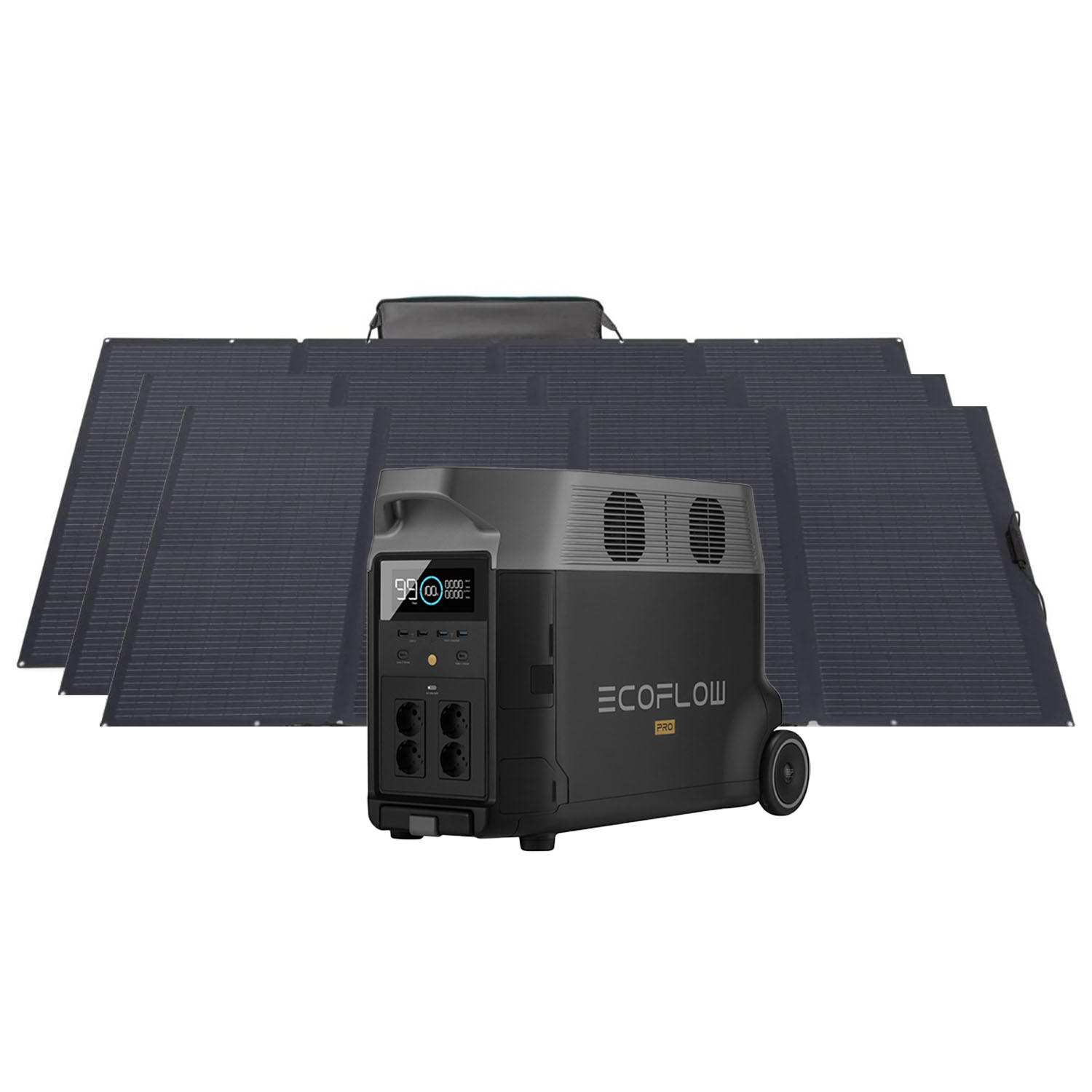 DELTA Pro-Set Powerstation inkl. 3 Solarpanel 400 W