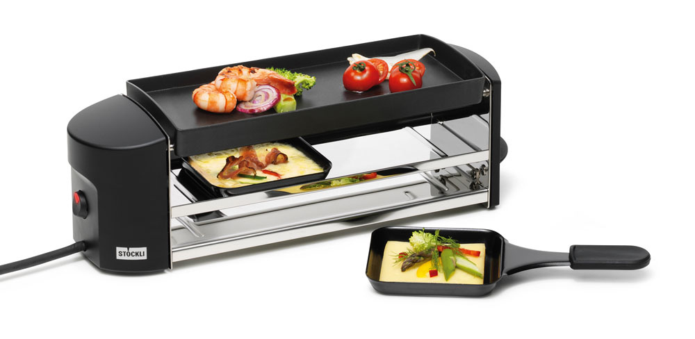 Raclette Cheeseboard Twin inkl. Silikonunterlagen