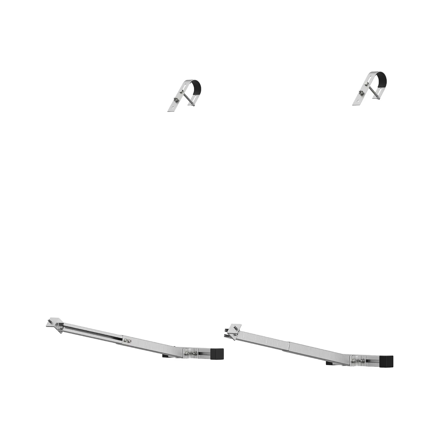 Balkonkraftwerk-Halterung für Gittergeländer Balkonkraftwerk-Halterung für Gittergeländer