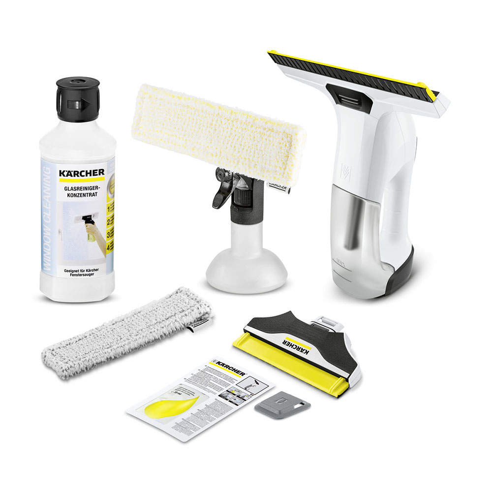Akku-Fensterreiniger WV 6 Premium inkl. Reinigungsmittel RM500