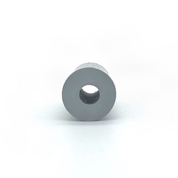 Gummistopfen, Laborstopfen grau Ø 16-21 mm mit 9 mm Bohrung