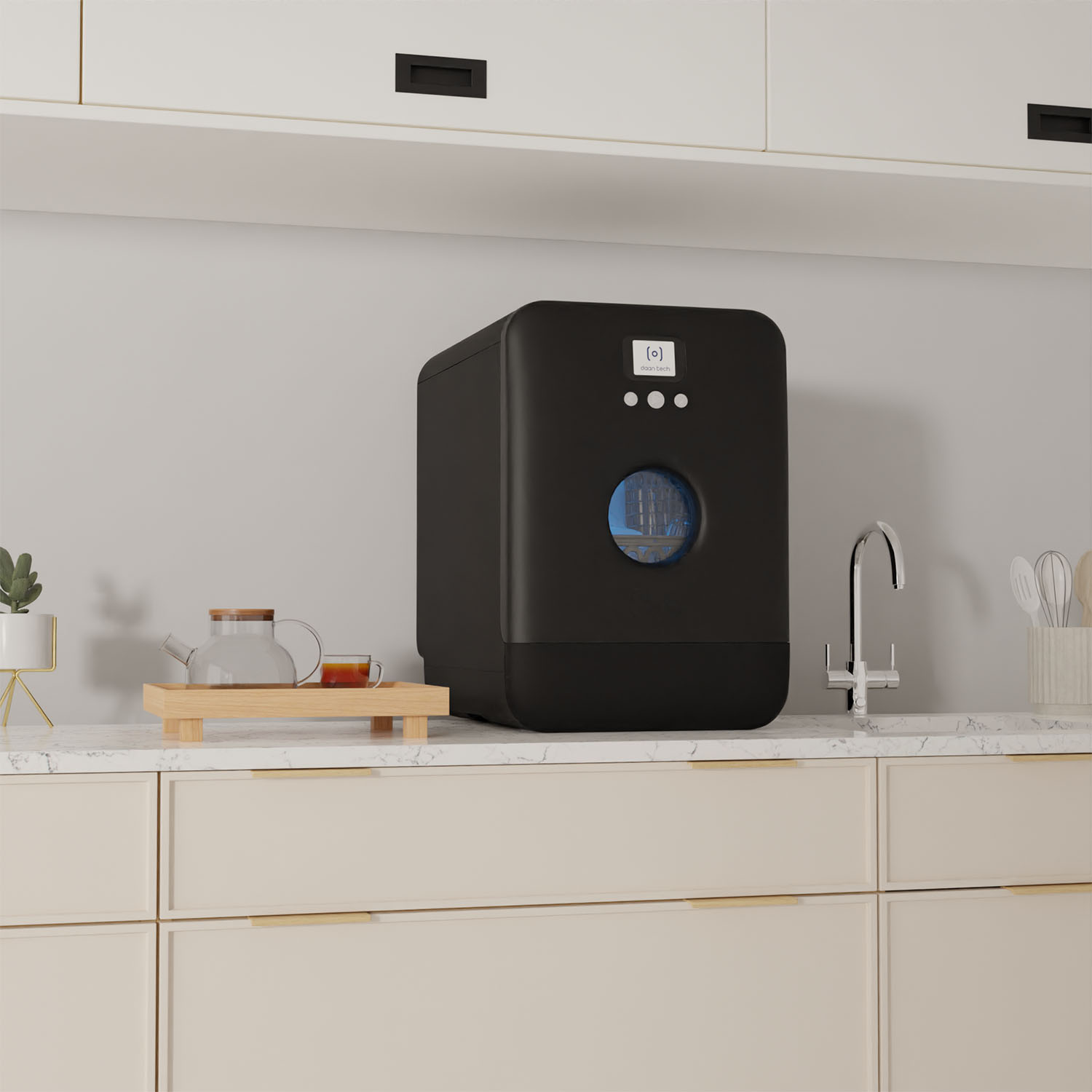 Tischgeschirrspüler Bob easypack schwarz/matt Tischgeschirrspüler Bob easypack schwarz/matt