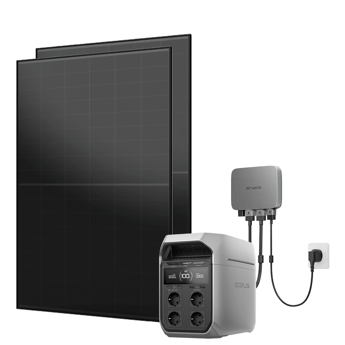 Balkonkraftwerk mit Speicher Basic 1 kWh, 900 Wp Balkonkraftwerk mit Speicher Basic 1 kWh, 900 Wp