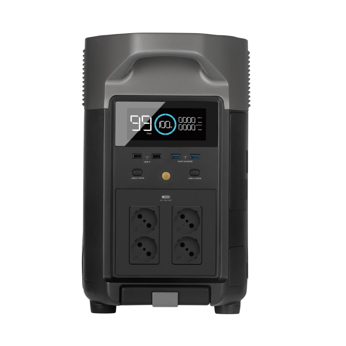 DELTA Pro-Set Powerstation inkl. 2 Smart Extra Battery & 3 Solarpanel 400 W
