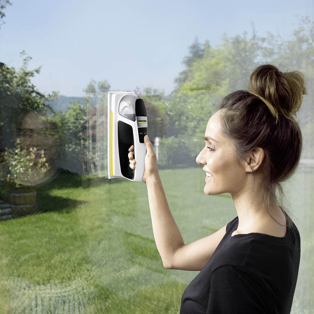 Akku-Fensterreiniger WV 6 + KV 4 Premium inkl. Reinigungsmittel RM500