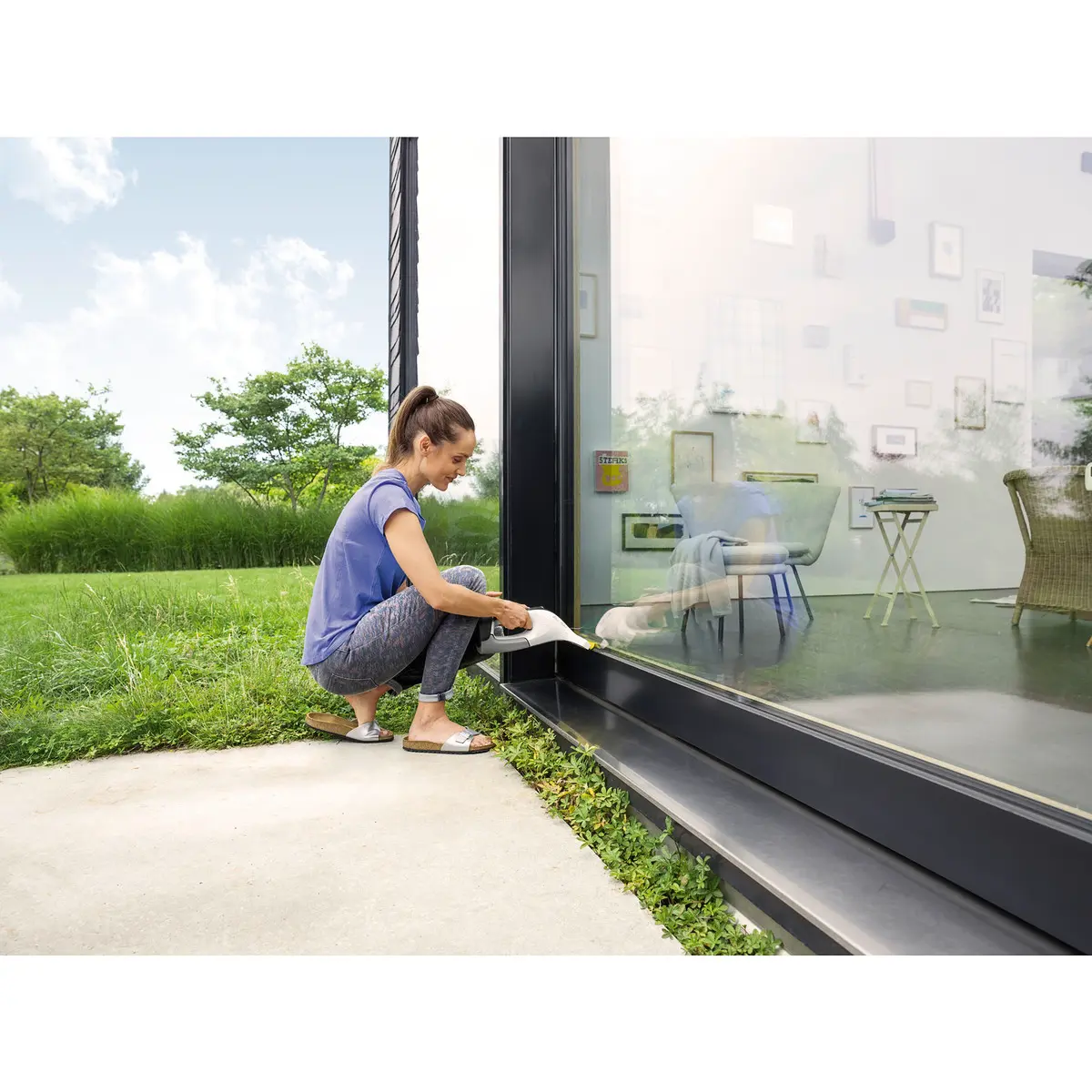 Fenstersauger WV 7 Signature Line mit Reinigungsmittel