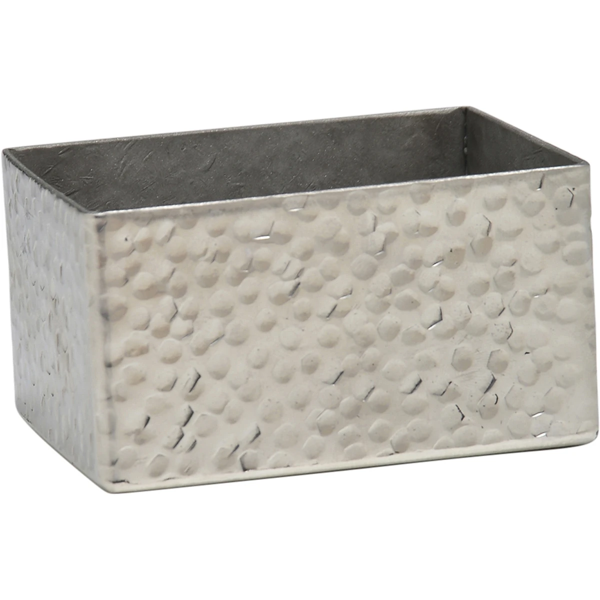 Zuckertütenhalter Edelstahl gehämmert VPE 6 Stück ACCESSORIES