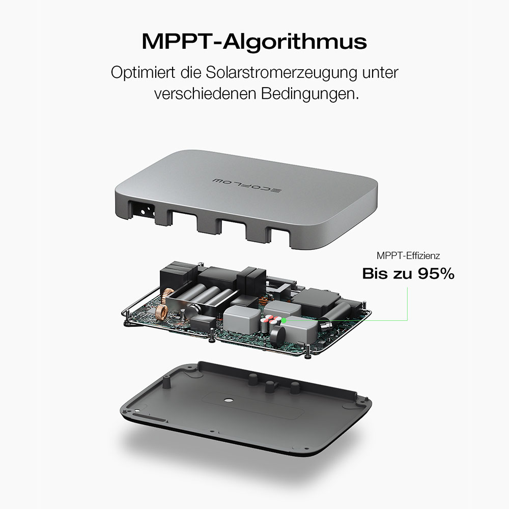 Balkonkraftwerk mit Speicher FIX 1 kWh bis 800 W