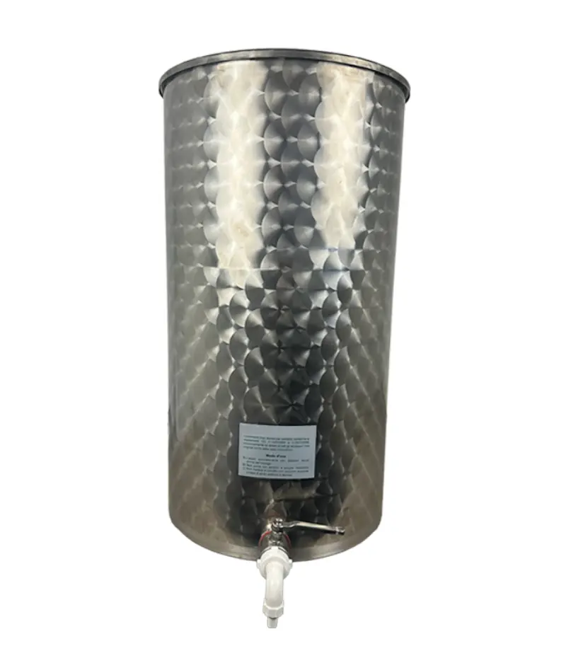 Süßmostfass 150 Liter mit Schwimm- und Staubdeckel inkl. Auslaufhahn & Vaseline