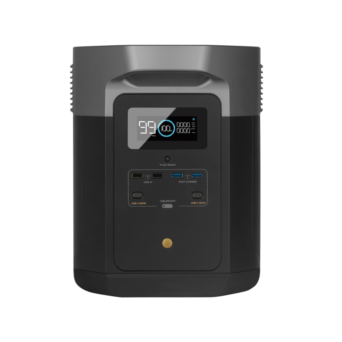 DELTA Max Powerstation inkl. Schnellladekabel USB-Ladekabel für Smartphones