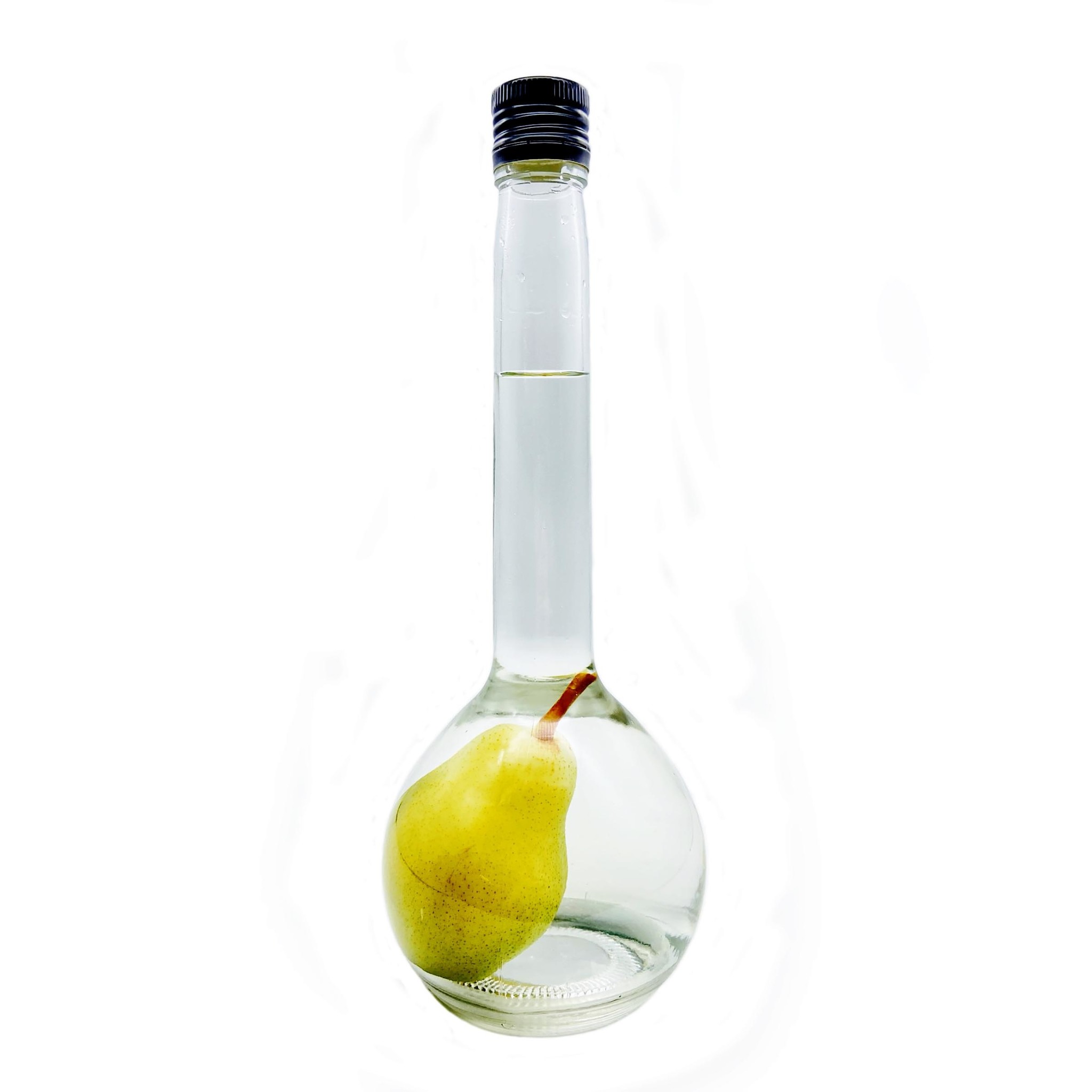 Glasflasche/Deko-Flasche mit Boden zum Kleben 700 ml F7