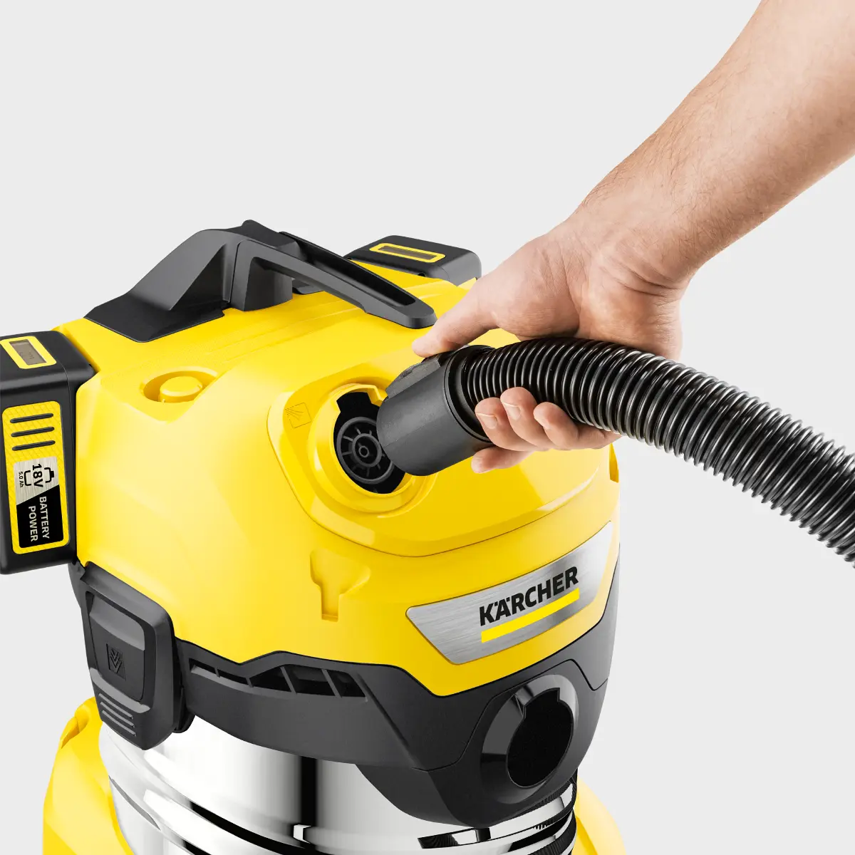 Akku-Nass-/Trockensauger WD 4-18 S Dual Battery Set Akku-Nass-/Trockensauger WD 4-18 S Dual Battery Set