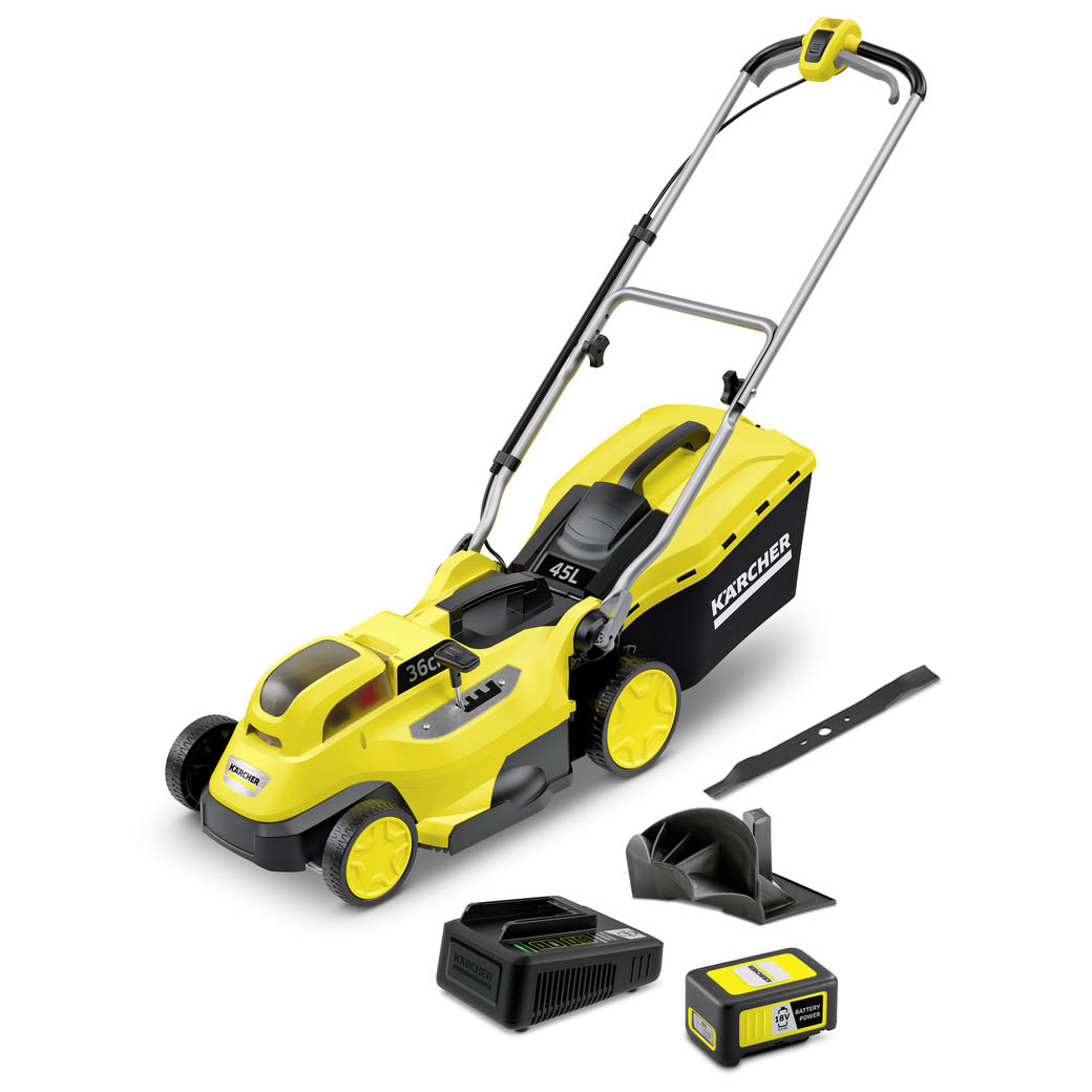 Akku-Rasenmäher LMO 18-36 Battery Set inkl. Ersatzmesser Akku-Rasenmäher LMO 18-36 Battery Set inkl. Ersatzmesser