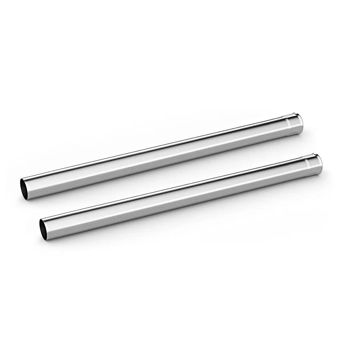 Saugrohr, 2 x, NT, DN 35, Länge 550 mm, Edelstahl