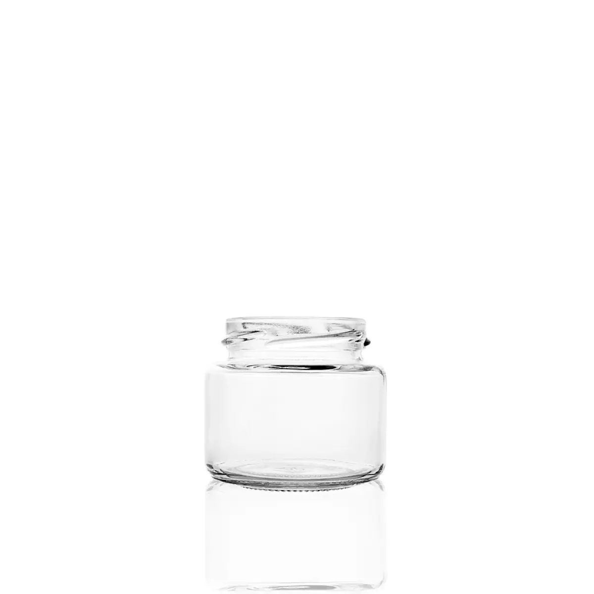 Einmachglas, Marmeladenglas 108 ml mit TO 53 Mündung Einmachglas, Marmeladenglas 108 ml mit TO 53 Mündung