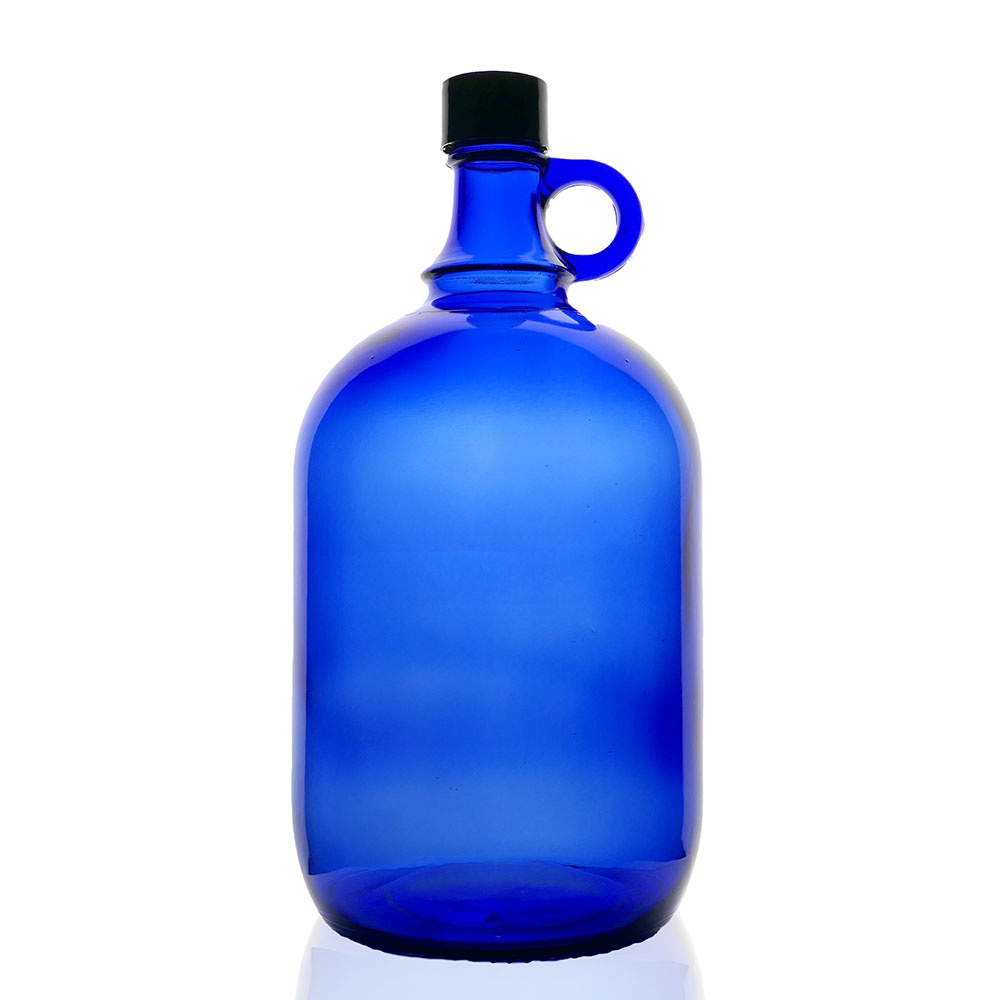Glasballon blau 2 Liter inkl. Schraubverschluss