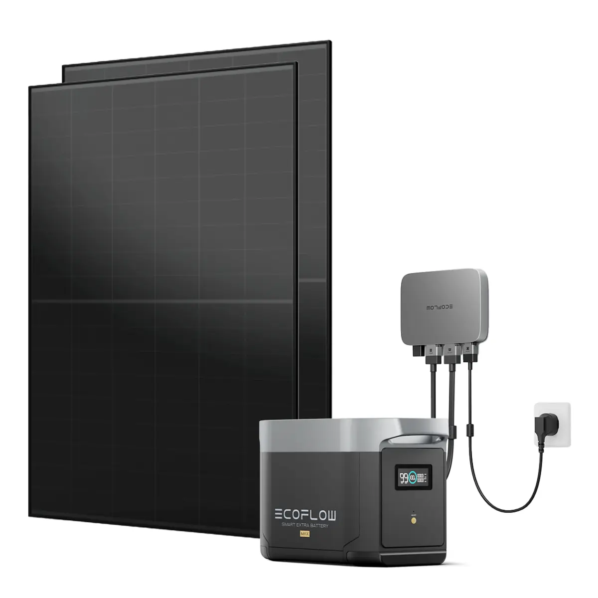 Balkonkraftwerk mit Speicher 2 kWh bis 800 W