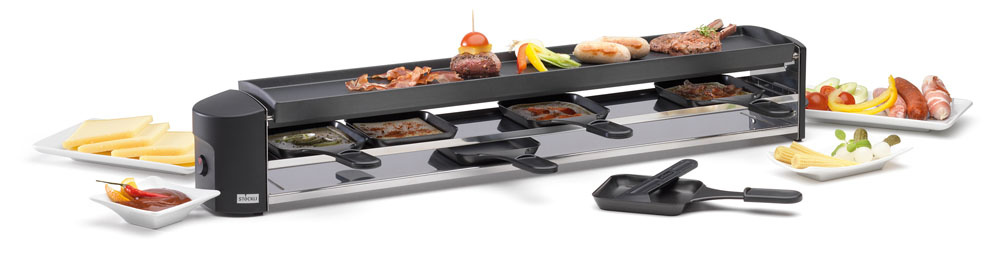 Raclette Cheeseboard SIX inkl. Silikonunterlagen