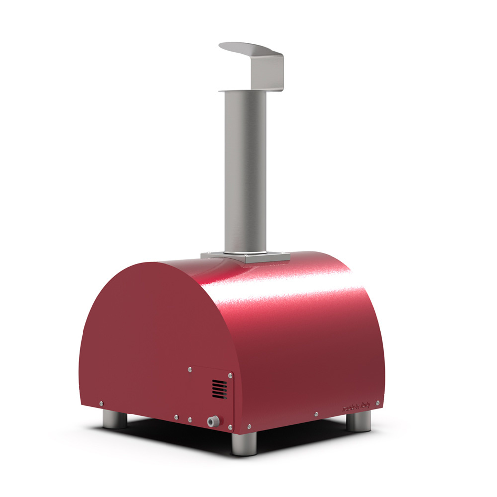 Gas Pizzaofen Portable Rot inkl. Tragetasche und Kochbuch