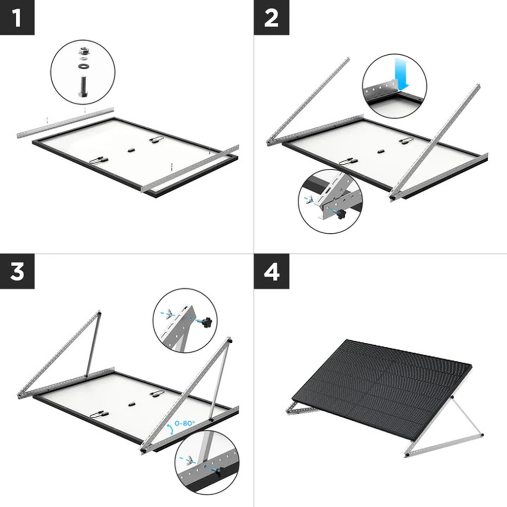 50" Kipphalterung für Solarpanel