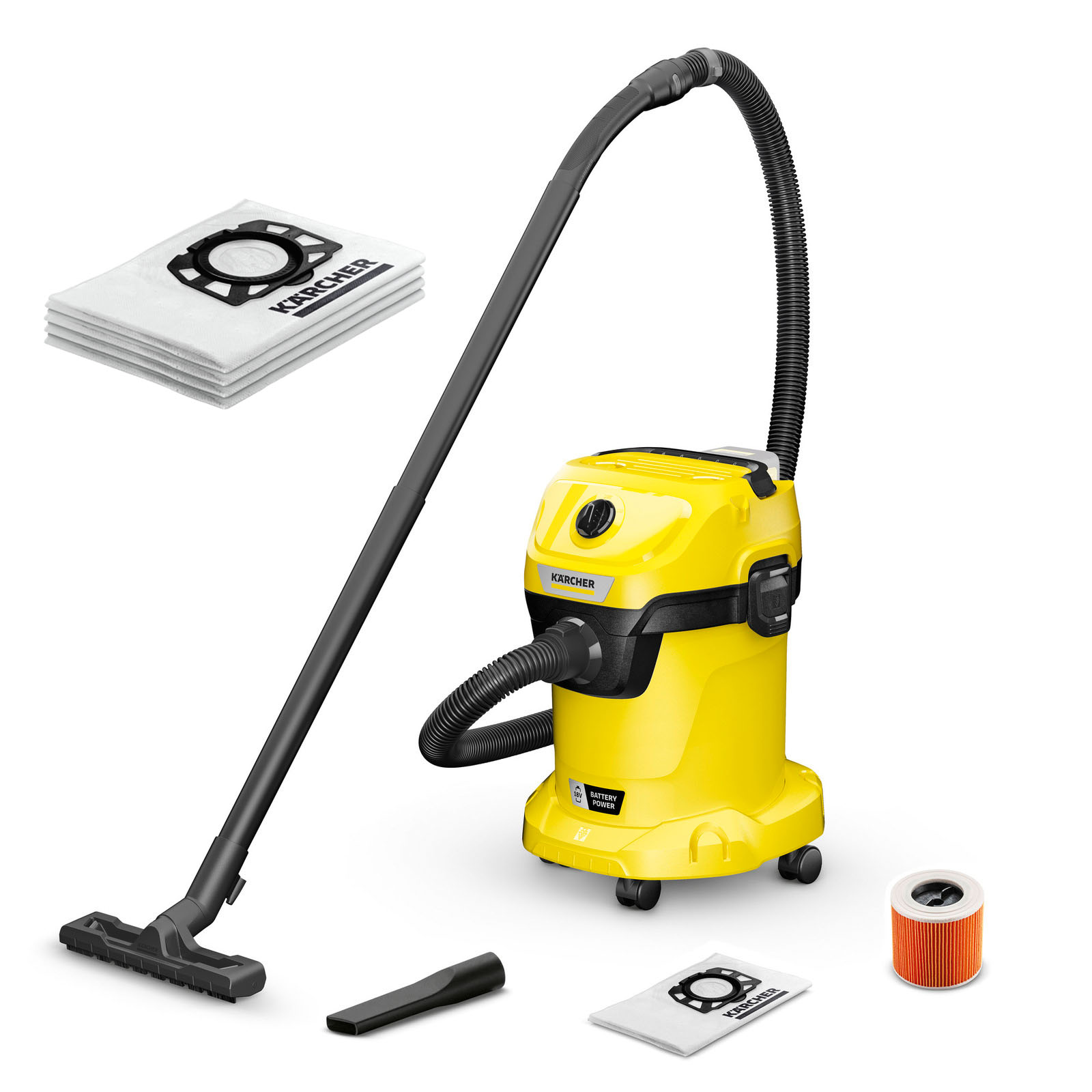 Nass-/Trockensauger WD 3-18 V-17/20 Nass-/Trockensauger WD 3-18 V-17/20