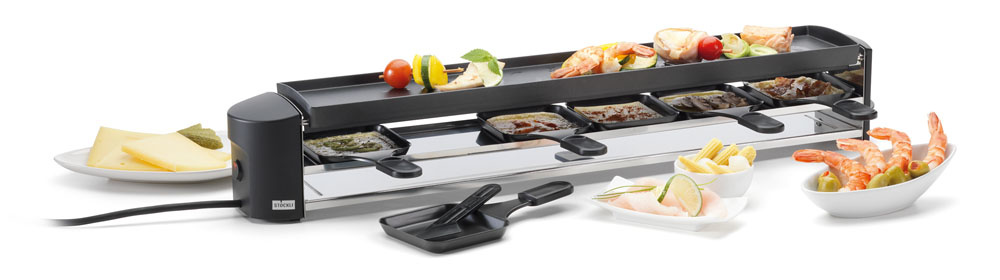 Raclette Cheeseboard SIX inkl. Silikonunterlagen