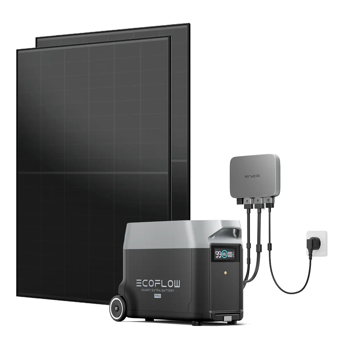 Balkonkraftwerk mit Speicher 3,6 kWh bis 800 W Balkonkraftwerk mit Speicher 3,6 kWh bis 800 W