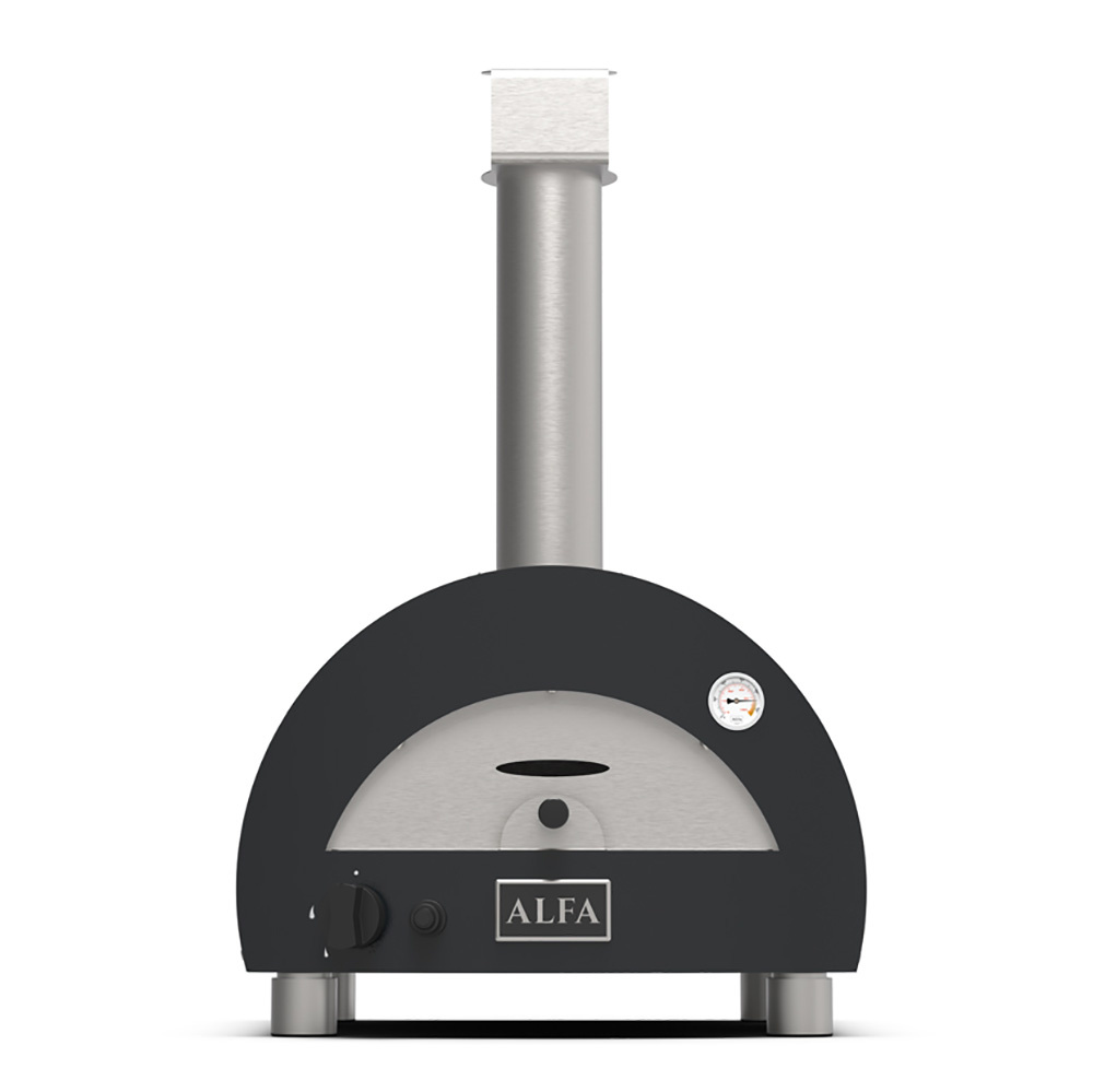 Gas Pizzaofen Portable Grau inkl. Tragetasche und Kochbuch