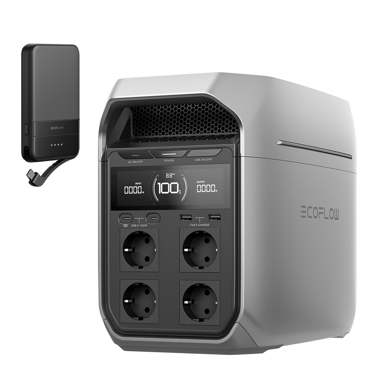 Powerstation Delta 3 Plus mit 1024 Wh inkl. gratis Powerbank