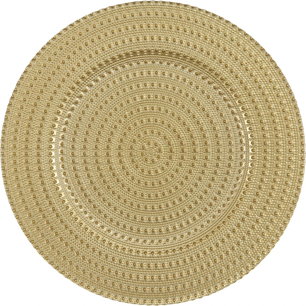 Platzteller Glas gold 33cm VPE 6 Stück ACCESSORIES