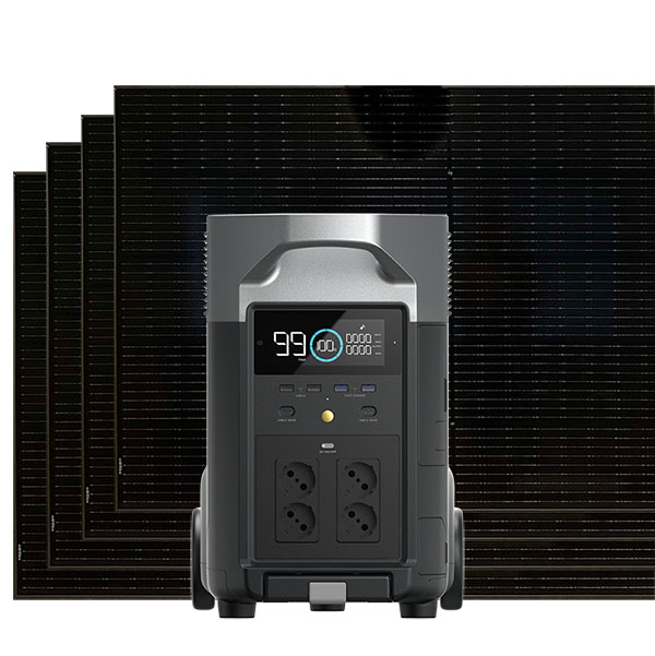 DELTA Pro-Set Powerstation inkl. 4 Solarpanel 405 W starr