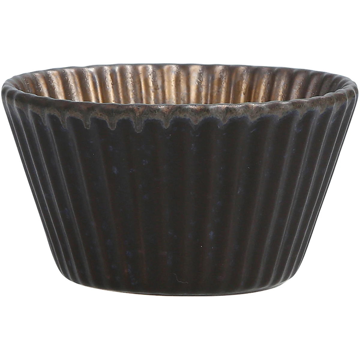 Mini-Tarte-Schale 7cm metallic VPE 4 Stück